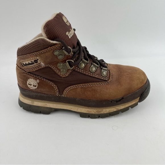 Timberland Boy’s Brown Classic Waterproof Boots - Size 12.5 - Picture 1 of 12